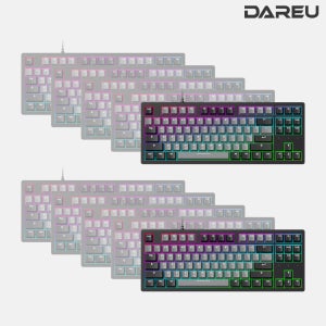 [PC방] 다얼유 EK87RT WP 방수 래피드 트리거 텐키리스 자석축 키보드 10개 세트