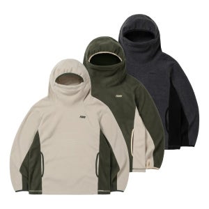 [FCMM SPORT] 에프씨엠엠 스포츠 바라클라바 플리스 풀오버 후디 3color