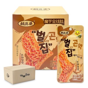 중국간식 벌집 모양 곤약 마장맛 20g x 20개 (1박스-12통) 마라곤약