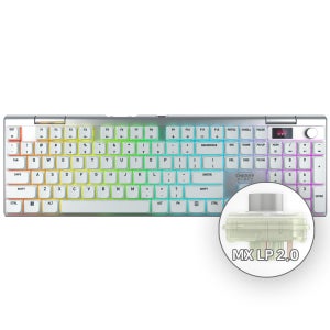 체리 엑스트리파이 MX 10.1 LP 8K 무선 게이밍 키보드 한글판 실버, LP은축