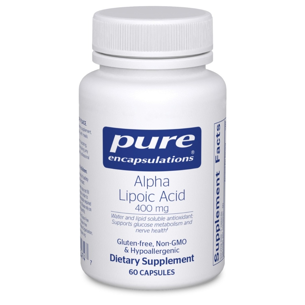 <b>퓨어인캡슐레이션 알파리포산</b> 티옥트산 ALA Alpha Lipoic Acid 60캡슐
