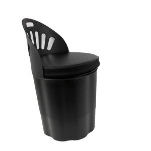 수납사출 식당 깡통 의자 고기집 포차 옷보관 등받이 뚜껑 왕좌 의자 머핀스툴