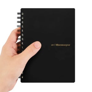 [마루망] N197A 미니노트 플라스틱 커버 A6 룰드 투두리스트