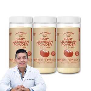 라라마켓 페루 슈퍼푸드 베이비 리마빈 리마콩 볶음 파우더 500g, 3개
