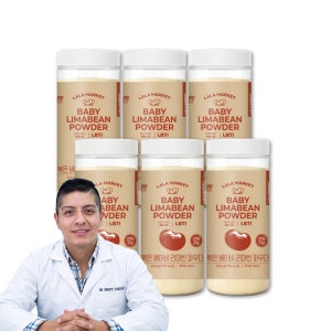 라라마켓 페루 슈퍼푸드 베이비 리마빈 리마콩 볶음 파우더 500g, 6개