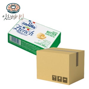 칸디아 가염버터 1box (200g x 40개) 선인 프랑스산 프리미엄 버터