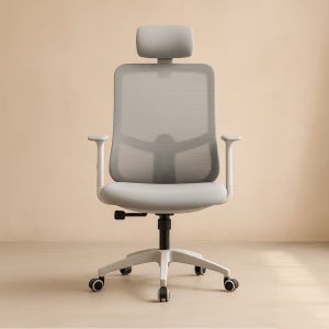 바른설계 유니백체어 서울대 인생 공부의자 학생 책상 사무용 사무실 컴퓨터 화이트(방문설치)