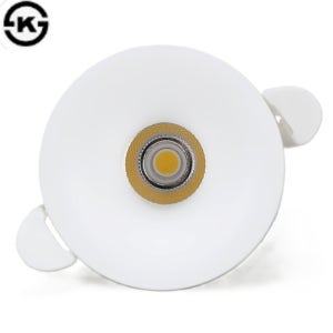 커브 COB 15W 95mm(4인치) KS제품 다운라이트 호른 움푹매입등 클랙슨집중형델링