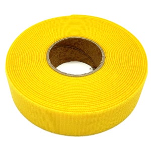 전선 케이블정리 암수한몸 컬러 양면벨크로 폭 5cm 일반형 10개, 길이 10M, 노란색