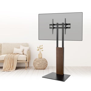 브라운 플로어 TV스탠드거치대 70 티비거치대 삼성 LG