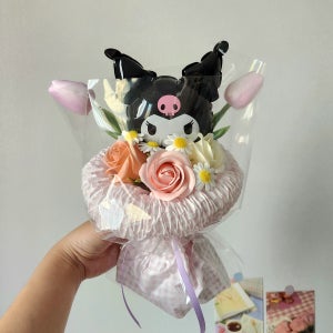 산리오 캐릭터 풍선 꽃다발 쿠로미 졸업식 입학식 유치원 어린이집 발표회 연주회 생일 선물