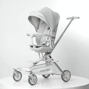 올보르 앨빈 트라이크 유모차 휴대용 초경량 아기 애기 신생아 유아 접이식 명품 유모카 그레이