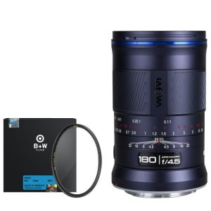 라오와 180mm F4.5 1.5x 울트라 마크로 아포 AF 캐논 EF + B+W Basic