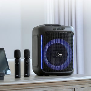 더씽 블루투스 마이크 노래방 휴대용 행사용 강의용 무선 마이크 차량용