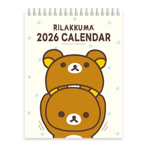 [예약판매] 리락쿠마 데스크 캘린더 2026년 탁상용 달력 캐릭터 산엑스 굿즈