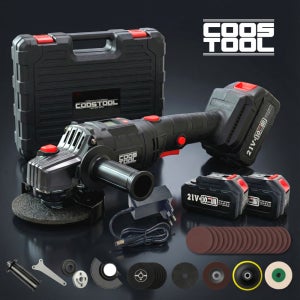 핸드 무선 그라인더 충전 전기 전동 그라이더 그라인드 속도조절 충전식 풀세트 휴대용 4AH