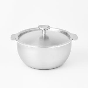 스틸웍스 페블 316Ti 통5중 라이스팟 18cm