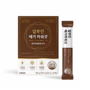 밸리어스 마시는 알부민 메가파워샷 15g x 30포, 1개