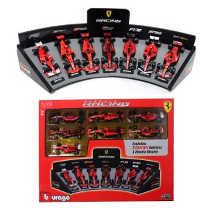 브라고 F1 모형 포뮬러레이싱 페라리 디럭스버젼 1:43 7개 세트 장난감