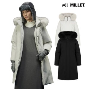 밀레 여성 구스다운f 긴기장 롱패딩 헤비다운 역시즌 K2 에베레스트 한라산