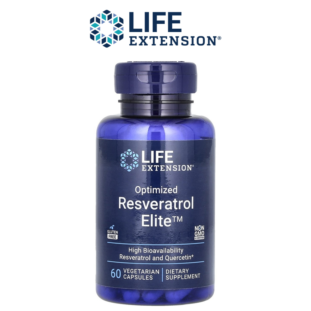 <b>옵티마이즈드 레스베라트롤</b> 엘리트 60베지캡슐 라이프 익스텐션
