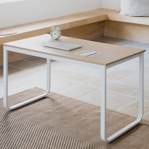 디파인 라이너 철제 일자형 책상 공부 컴퓨터 원룸 고등학생 중학생 데스크 1500, 메이플