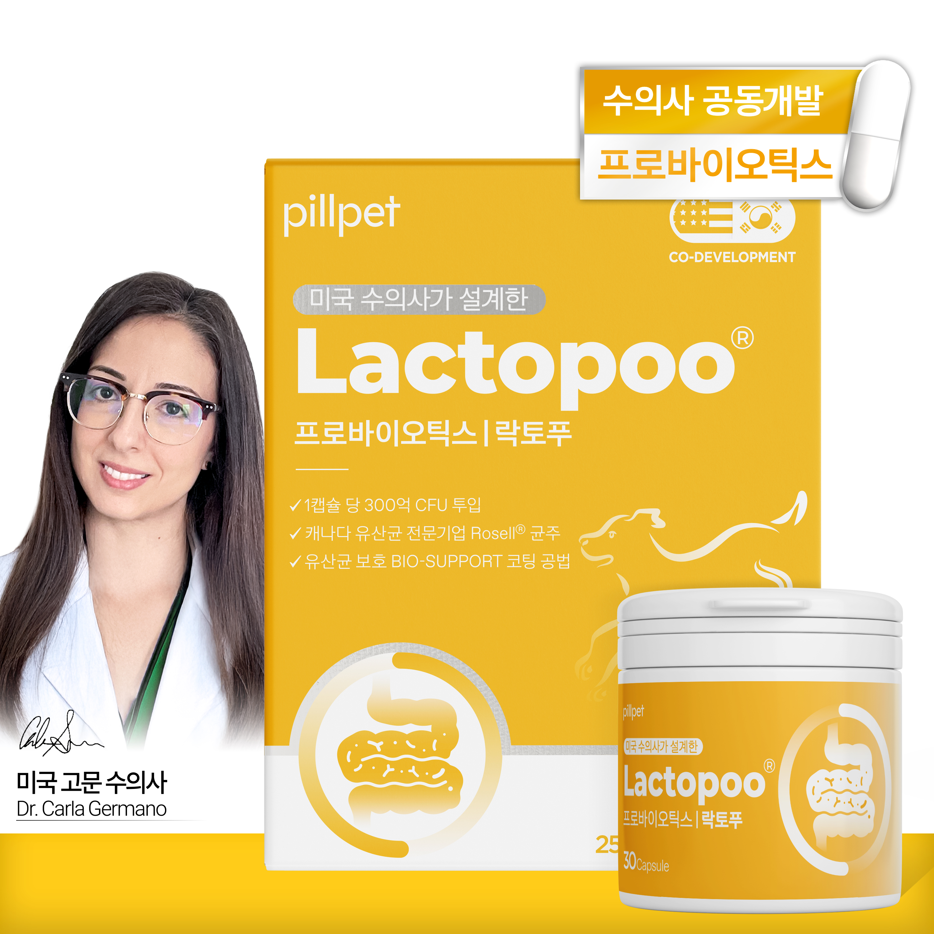 필펫 락토푸 고양이 유산균 프로바이오틱스 변비 증상 설사 영양제 30캡슐, 1개