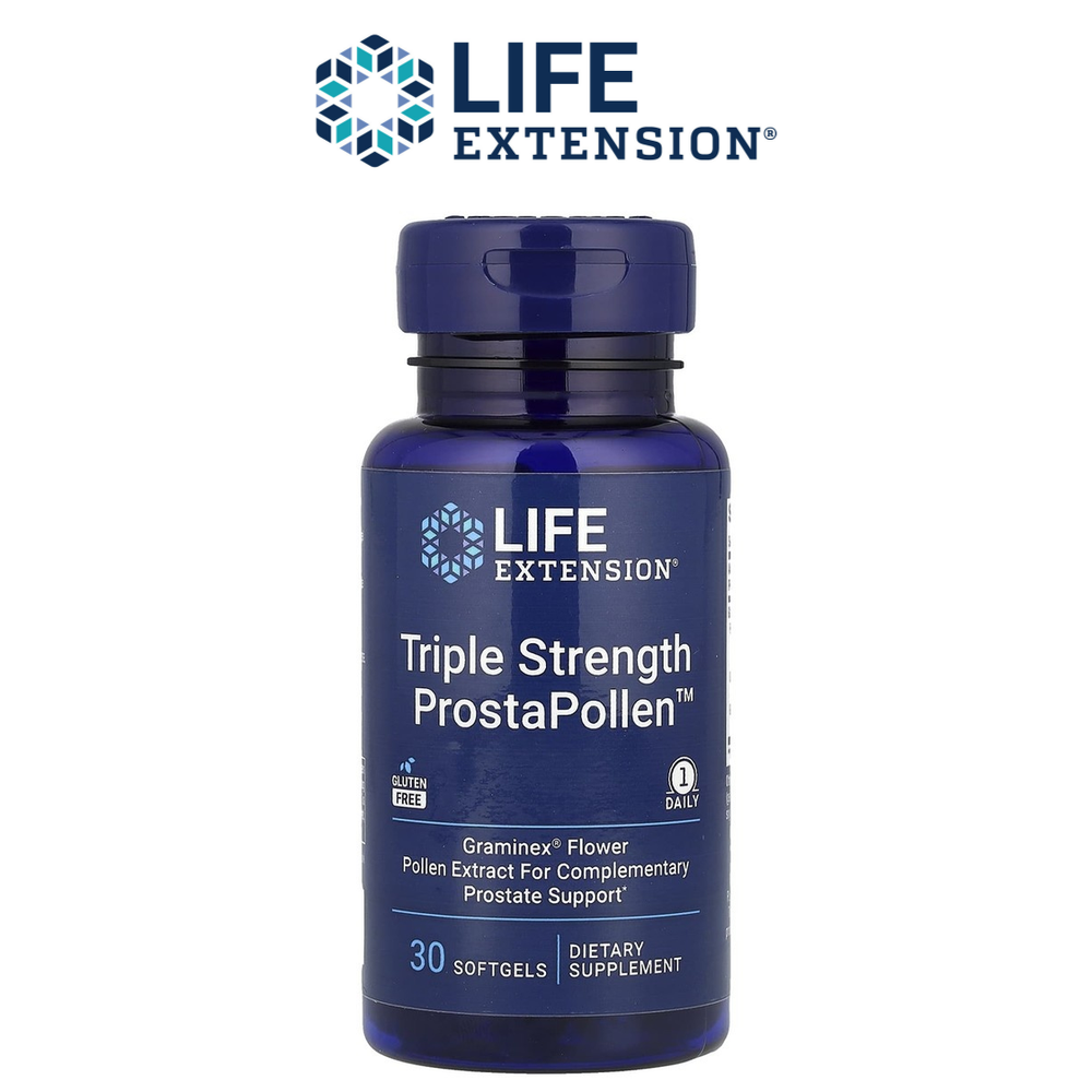 트리플 스트렝스 <b>프로스타폴렌</b> 378mg 30소프트젤 라이프 익스텐션