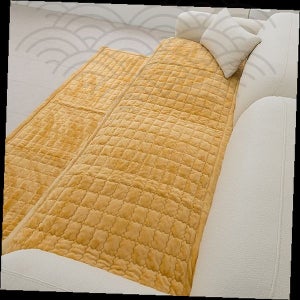 소파패드 누빔 매트 거실 쿠션 커버 베이지 퀼팅 패브릭 홈텍스타일