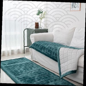 소파패드 벨벳 에메랄드 그린 퀼팅 거실 인테리어 미끄럼방지 쿠션커버 세트