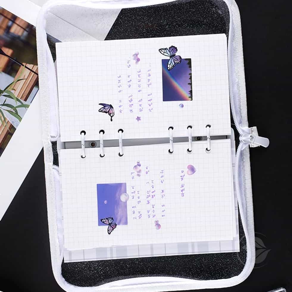 만N상점 포토북 내지 신학기선물 투명 지퍼바인더 A6