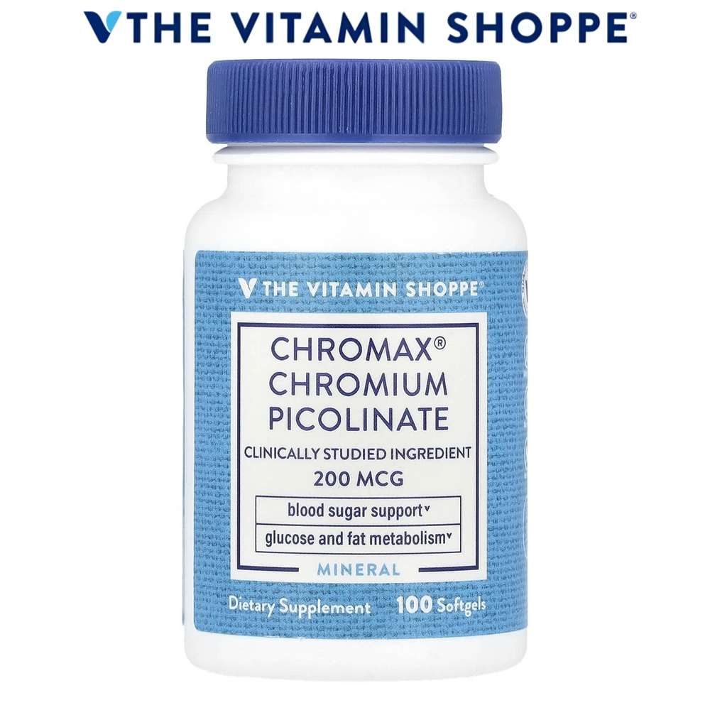 <b>크로뮴 피콜리네이트 200mcg</b> 크로맥스 100소프트젤 더비타민샵