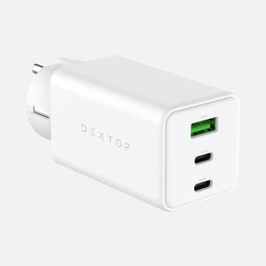 덱스탑 GaN 초고속 멀티포트 충전기 최신 규격 스마트폰 PD충전 어댑터 100W(3포트/접지)