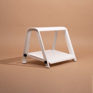 로우모 2단 발받침대 LC99 화이트 Lite