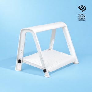 로우모 2단 발받침대 LC99 Lite 화이트