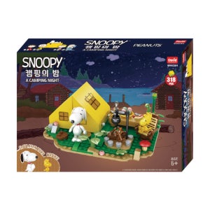 [디스톤유니버스]스누피 디오라마 캠핑의밤