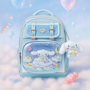 휠라키즈 시나모롤 듀잇백팩 세트_FK261BE07G005442