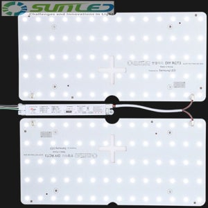 국산 LED모듈 램프 자석부착식 사각방등 50W KS안정기 리폼 전등 PCB기판 DIY