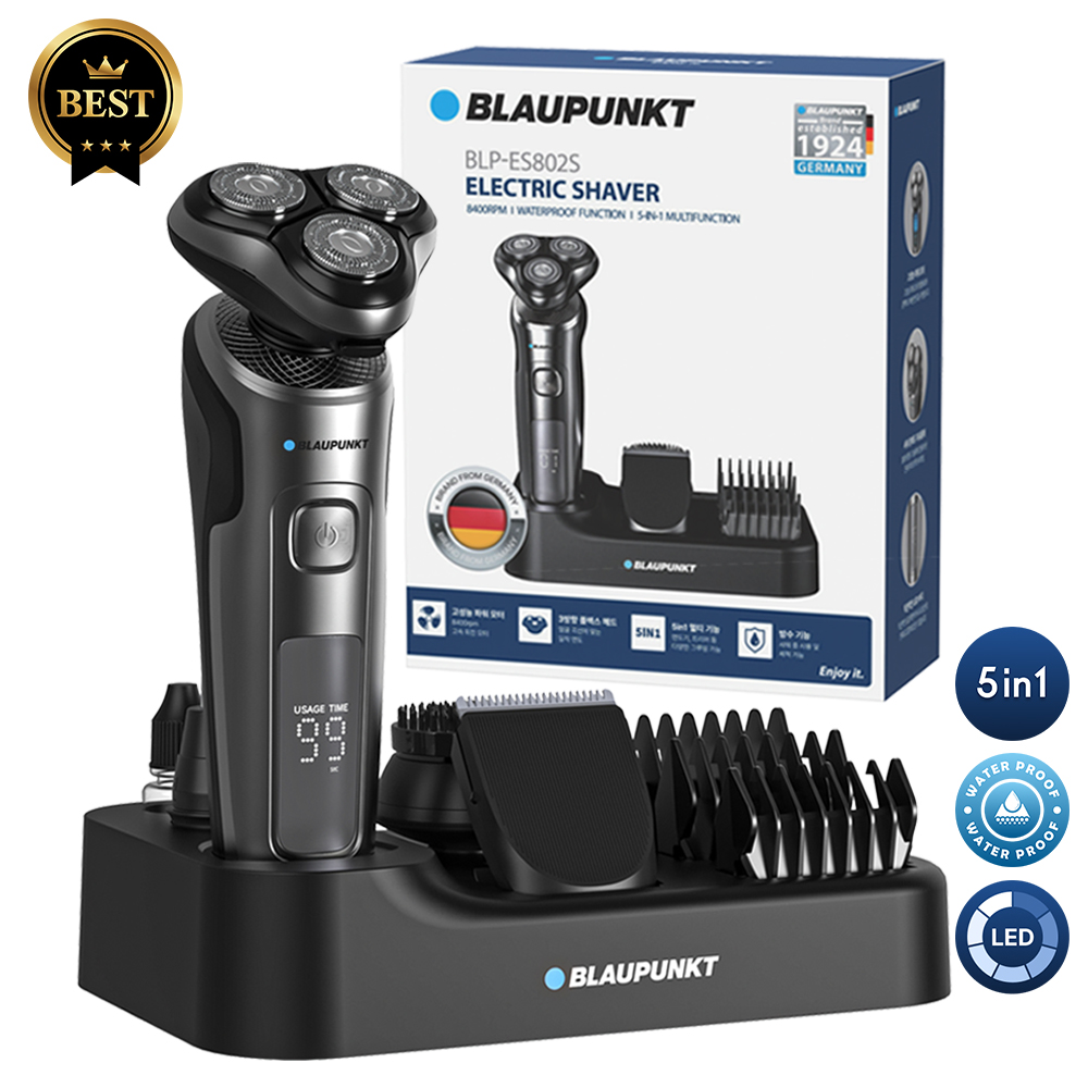 독일 도르트 3헤드 면도기 360도 쿠션형 휴대용 초강력 멀티 헤드 전기면도기 : 인포벨홈쇼핑