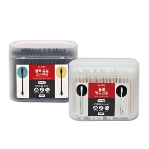 닥터 이지스 멸균면봉 300개입 대용량-흑면봉, 화장면봉