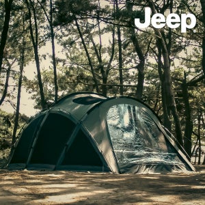 지프 그랜우드 L 텐트 대형 돔 쉘터 TPU창 / 그라운드시트포함