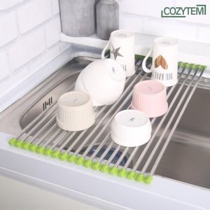 코지템 싱크대 롤매트 싱크롤 식기 건조대 물빠짐 선반 6 10 12 14 18 24