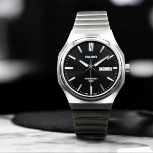카시오 MTP-E735D-1A MTP-E735D-7A 아날로그 남성 메탈 손목시계