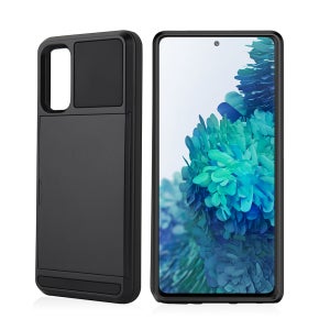 르메이어 카드수납 슬라이드 케이스 블랙, 갤럭시S20 FE