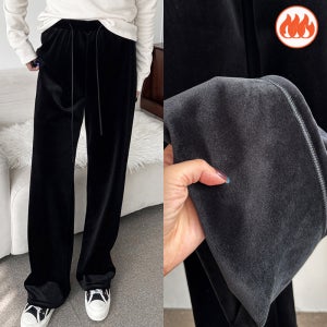 융기모바지 벨로아팬츠 벨벳 밴딩