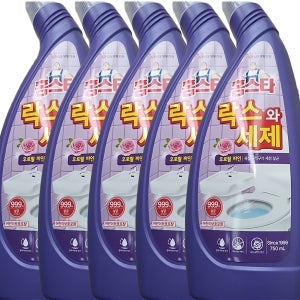 홈스타 락스와세제 후로랄파인 750ML 5개