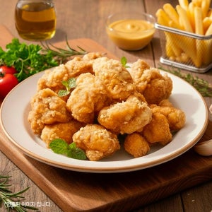 맘스터치 맘스바삭 순살강정 1kg 순살치킨 냉동치킨