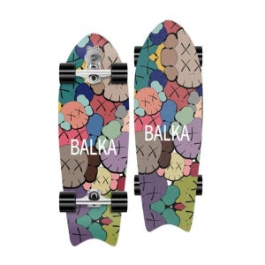 스케이트보드 서프 보드 랜드 민트 코스 액티비티 롱보드 입문용 A (옵션 이미지 참고)