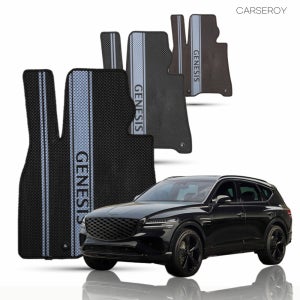 카새로이 제네시스 GV80 확장형 뉴코어 차량 고무 실내 바닥 발 매트 1열