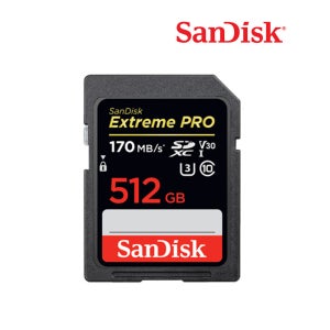 샌디스크 Extreme PRO SDHC/SDXC UHS-I카드 SDXXY 512GB